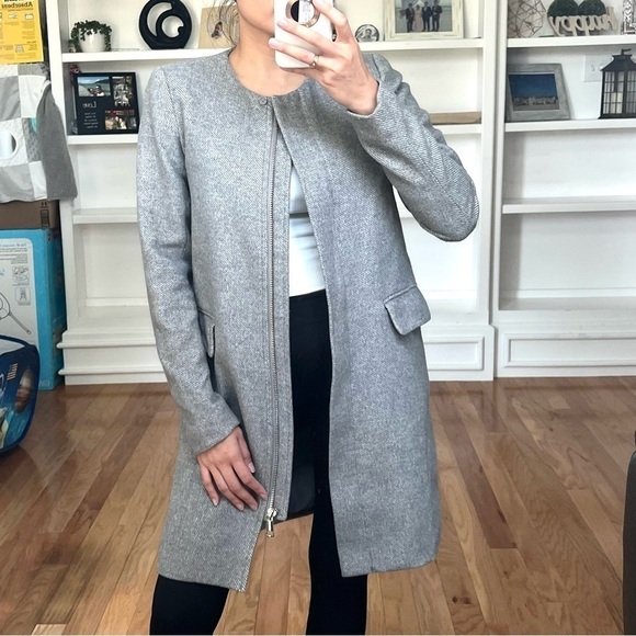 H&M wool blend coat size 4 - Picture 1 of 11